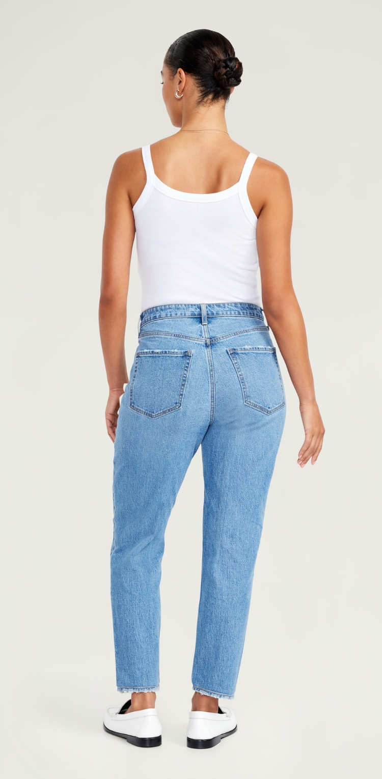 Light Blue Curvy Jeans