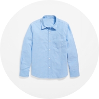 A lightweight oxford uniform shirt.