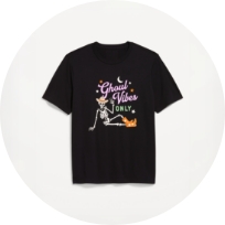Halloween graphic tees for the family.
