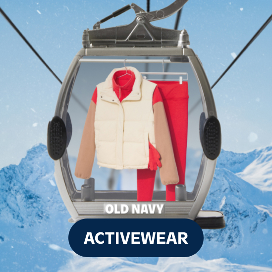 Image of Old Navy active jacket and leggings.