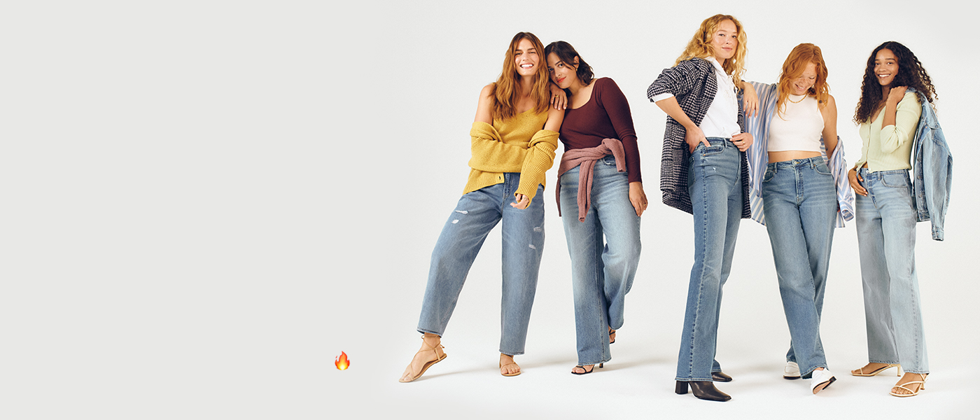 Women's denim fit guide, New arrival jeans