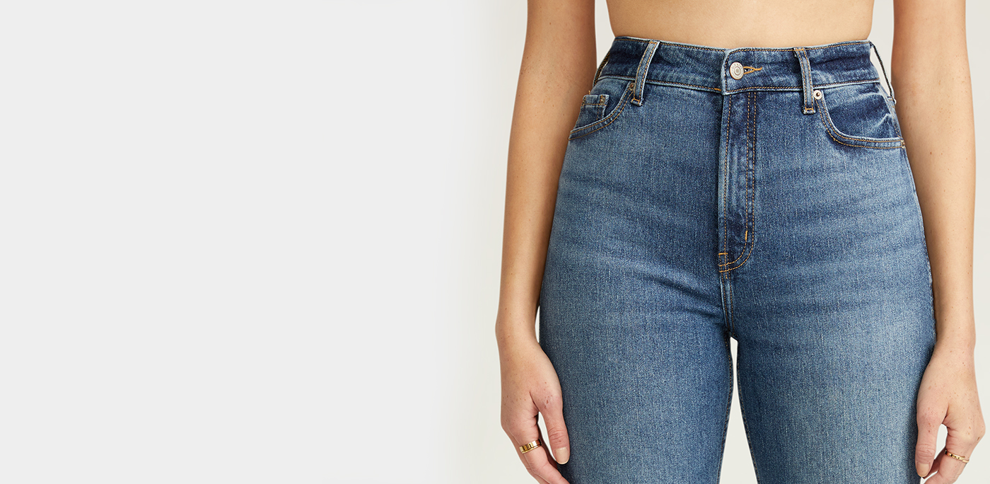 Sonoma Straight Mid Rise Jeans Women's Size 8 Long Blue 5-Pocket Medium  Wash